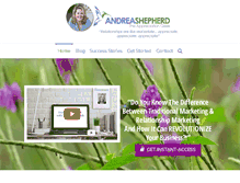 Tablet Screenshot of andreashepherd.com